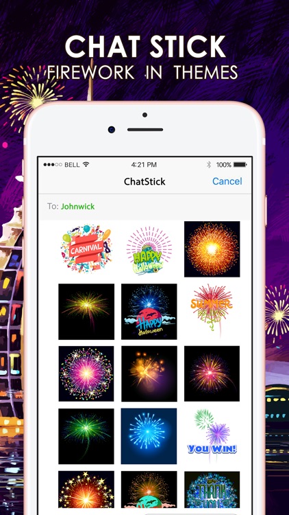 Fireworks Emoji Stickers Keyboard Themes ChatStick