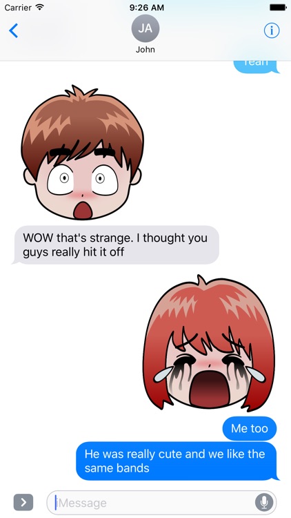 Kawaiimoji Sticker Pack screenshot-3