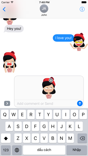 Little red hat - Fx Sticker(圖3)-速報App