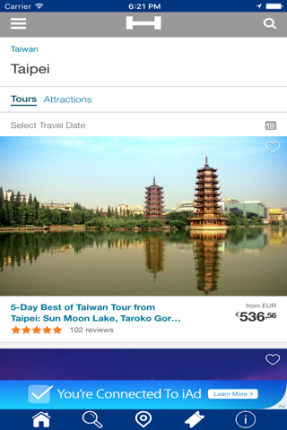 Taipei Hotels + Compare and Booking Hotel for Tonight with map and travel tour screenshot 2