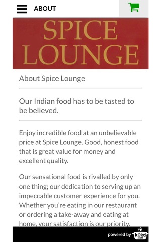 Spice Lounge (Do Not Call) Indian Takeaway screenshot 4