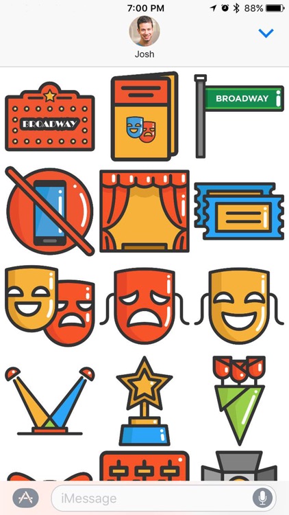 Broadway Stickers