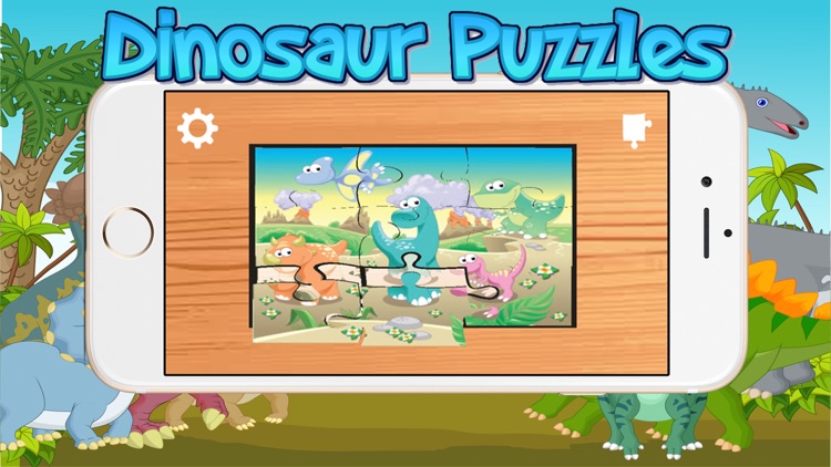 Dinosaur Jigsaw Puzzle Kids 7 to 2 years Old Games