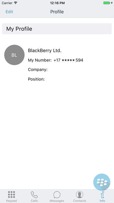 BlackBerry WorkLife Persona Dy screenshot 4
