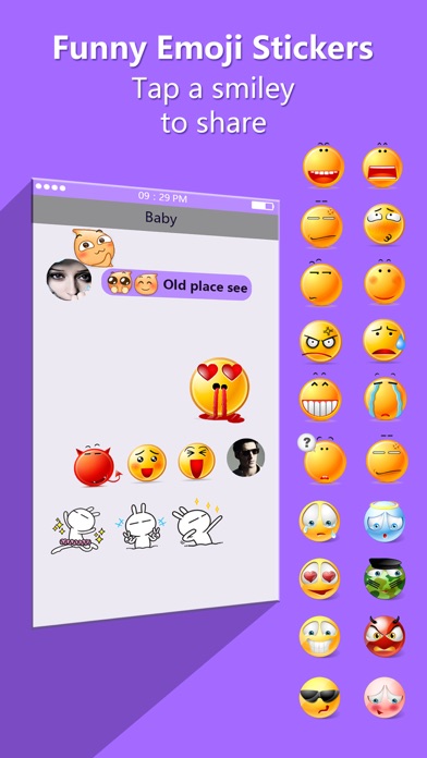 Funny Emoji Stickers Pro Animated Emoticon Keyboard Icons