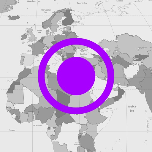 World Map Tap iOS App