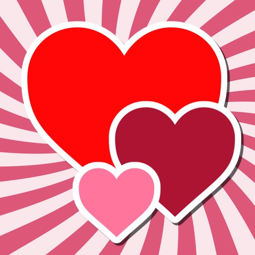 Floating Hearts Icon