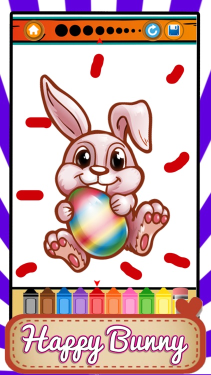 Easter Bunny Coloring Pages Easter Egg Memory Game screenshot-3