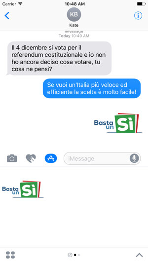 Basta un Sì sticker pack