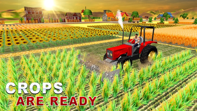 Forage Plow Farming Harvester - Farming Simulator Game.