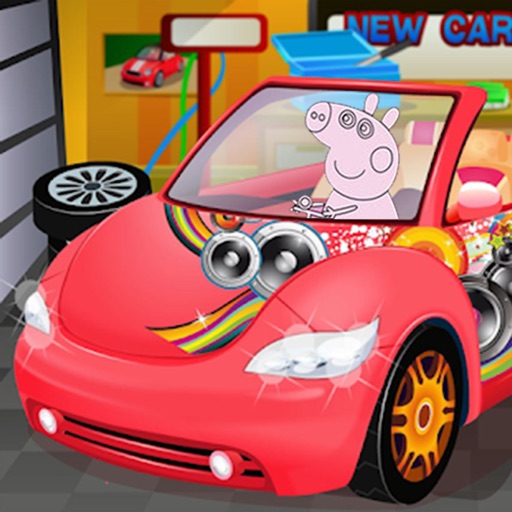 Crazy Pig Car Icon