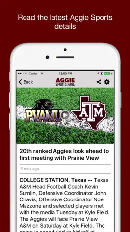 Game screenshot Aggie Sports Page hack