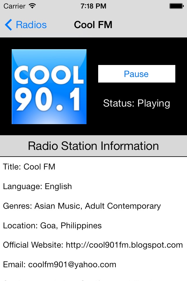 Philippines Radio Live Player (Manila / Filipino / Pilipino / Tagalog / Pinoy / Pilipinas radyo) screenshot 4