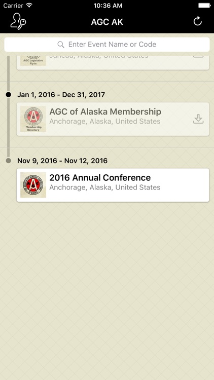 AGC of Alaska Event App