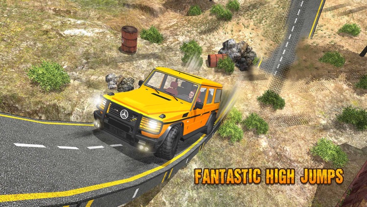 4x4 Off-Road Crazy Jeep Stunts screenshot-3