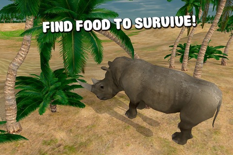 Wild Rhino: Survival Simulator 3D Full screenshot 3