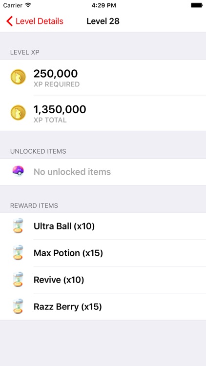 PokéTrainer - XP, Moves, Leveling Guides - for Pokemon GO