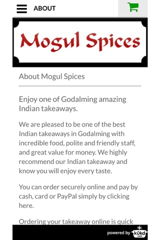 Mogul Spices Indian Takeaway screenshot 4