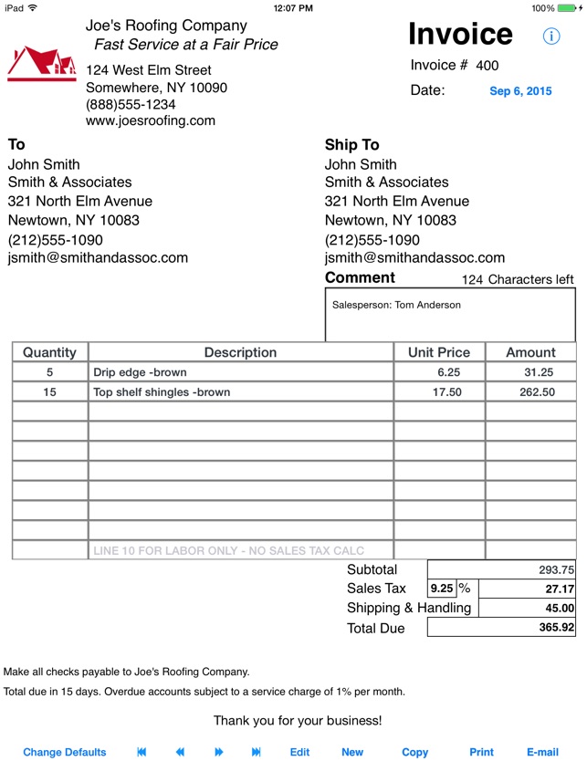 Simple Invoices - Sales(圖1)-速報App