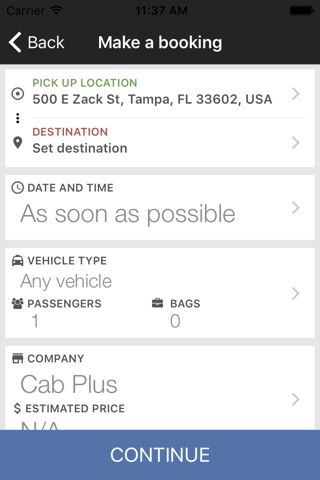 Cabplus Tampa screenshot 3