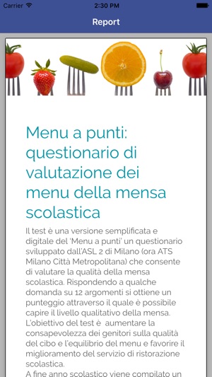 Menu a Punti