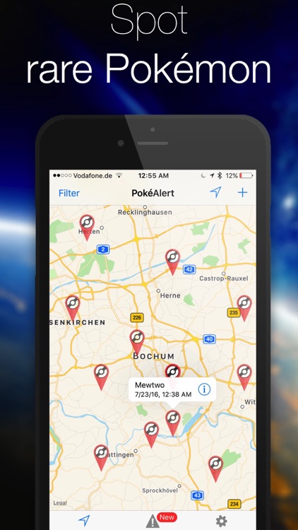 PokéAlert - Push Notifications for Pokémon GO