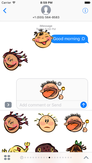 Emotion Face Sticker, Emoji - Fv Pack 01(圖3)-速報App