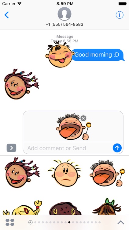 Emotion Face Sticker, Emoji - Fv Pack 01