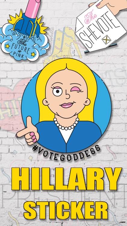Emoji Stickers for Hillary Clinton screenshot-3