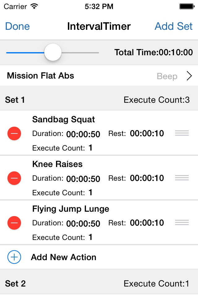 Flexible Interval Timer for Training & Workouts screenshot 2