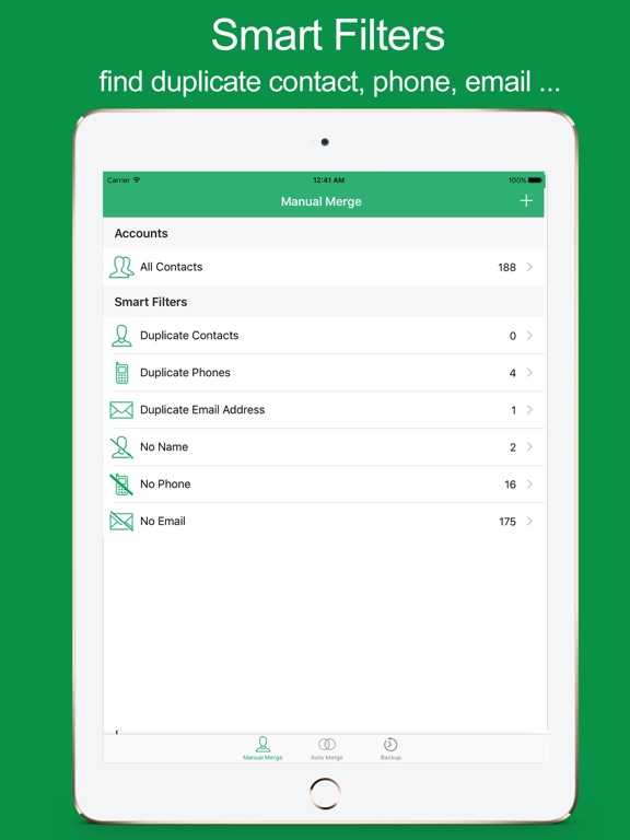 Screenshot #4 pour Contact manager – cleanup & merge duplicate