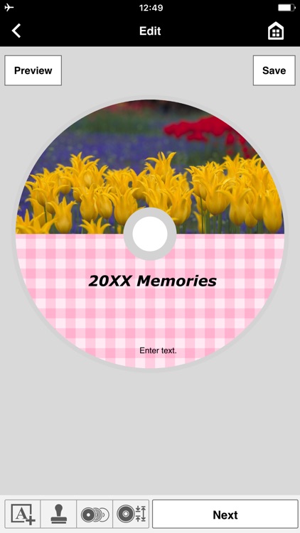 Disc Label Print