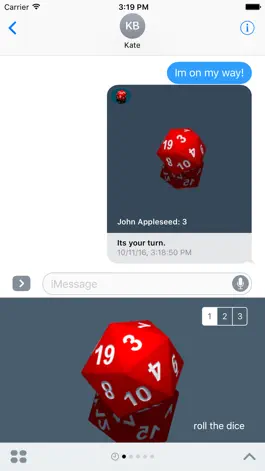 Game screenshot RPG D20 Role-Player Dice for iMessage mod apk