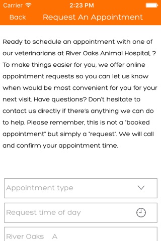 River Oaks Animal Hospital screenshot 2