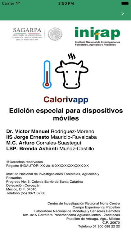 Calorivapp