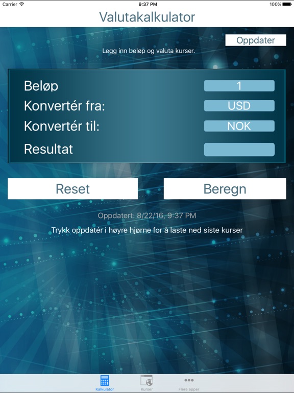 oppdaterte valutakurser oppdaterte valutakurser