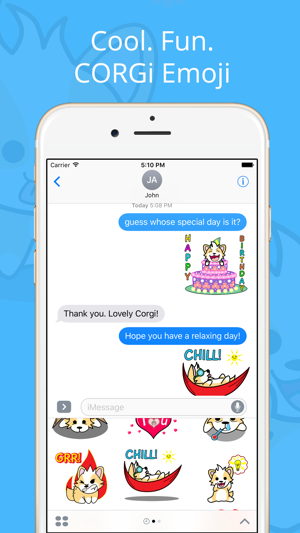 CORGi Stickers for iMessage(圖5)-速報App