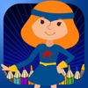 Super Power Girls Mom&Dad Family coloring book fun starter game