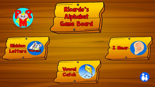 Ricardo's Alphabet Game Board