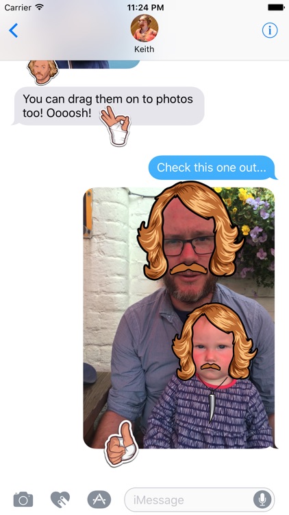 Keith Lemon's Stickers for iMessage