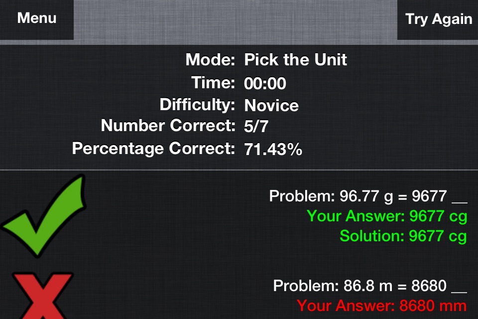 Metric Practice Free screenshot 4