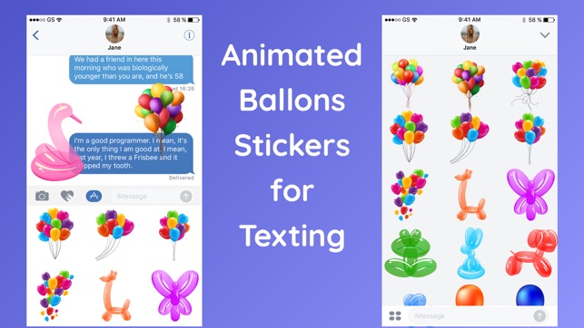 Animated Balloons for iMessage(圖2)-速報App