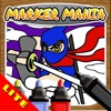 Marker Mania for Boys FREE: My Kids Doodle Ninja Hero Coloring Book
