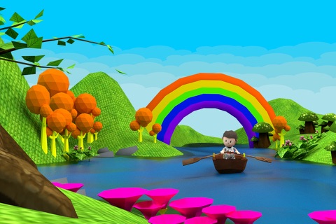 Row Your Boat - 3D Nursery Rhyme For Kids screenshot 2