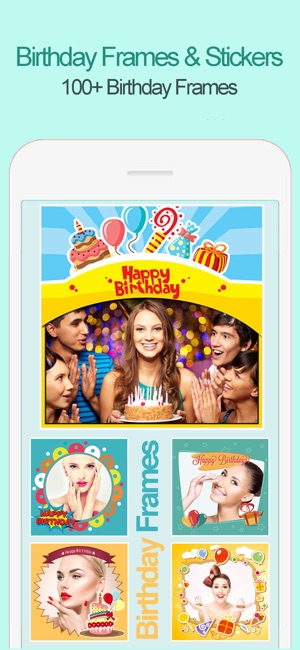 Birthday Photo Frames Stickers