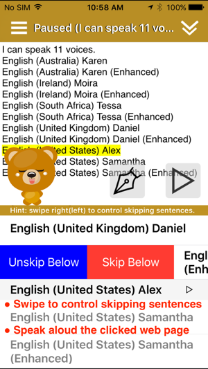 SpeakEnglish 2 FREE (41 English TTS Voices)(圖2)-速報App