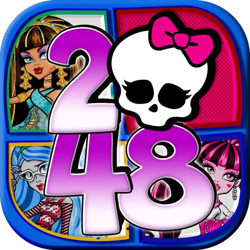 2048 + UNDO Number Puzzle Game "for Monster High "