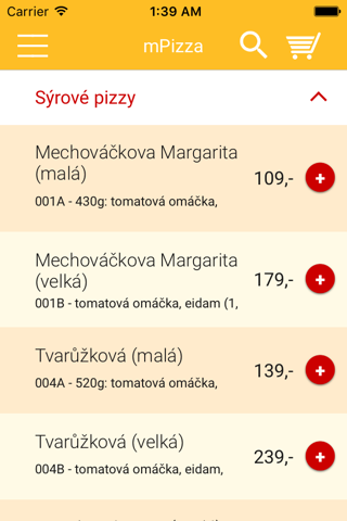 Mechováčkova pizza screenshot 3