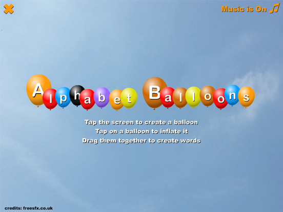 Screenshot #4 pour Alphabet Balloons Free - Learning Letters for Kids