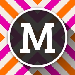MonograMMing – Custom Wallpaper Maker with Monogram Sticker.s and Chevron Glitter Theme.s